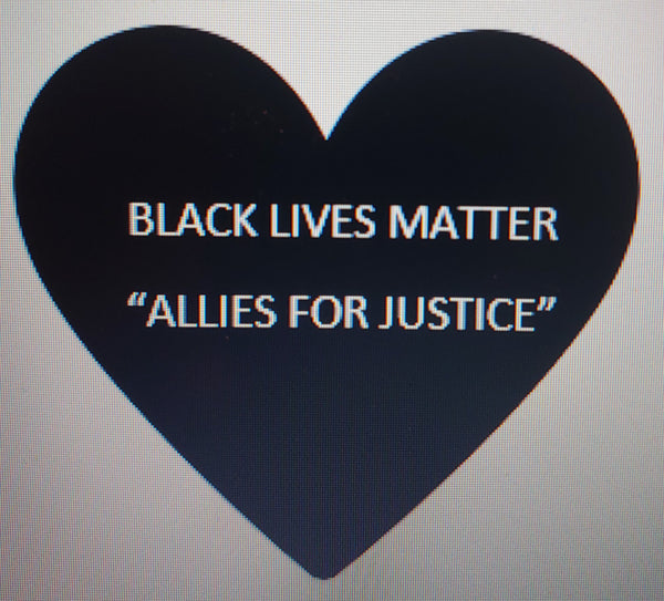 Black Lives Matter "Allies For Justice" Bumper Sticker